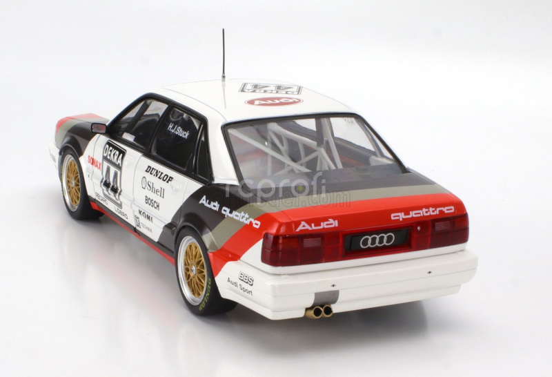 Werk83 Audi Quattro V8 Team Schmidt Motorsport Technik N 44 Winner Dtm Season 1990 Hans Joachim Stuck 1:18 Bílá Šedá Červená