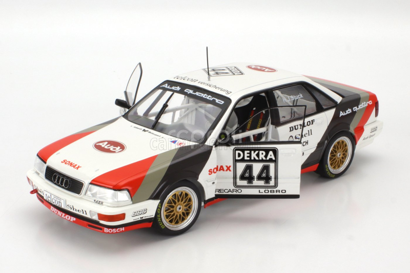 Werk83 Audi Quattro V8 Team Schmidt Motorsport Technik N 44 Winner Dtm Season 1990 Hans Joachim Stuck 1:18 Bílá Šedá Červená