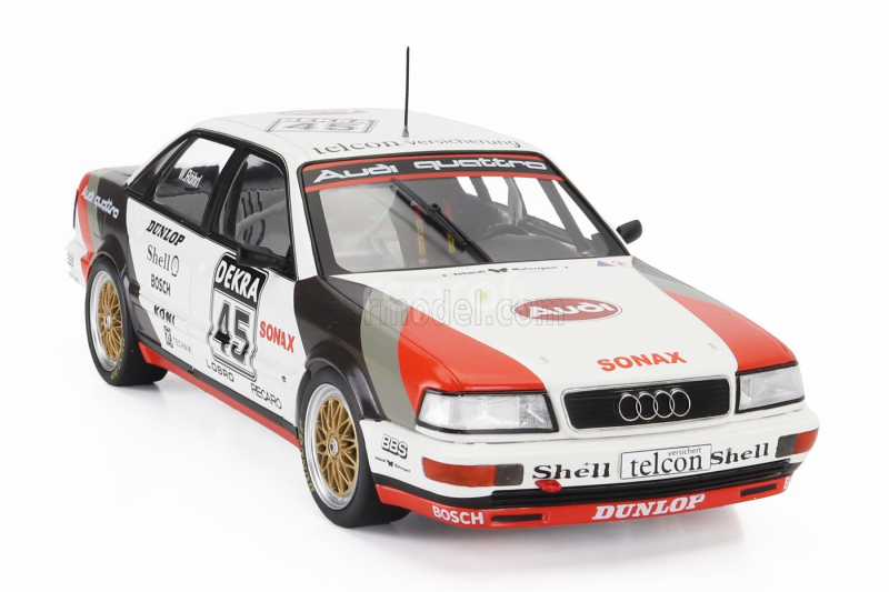 Werk83 Audi Quattro V8 Team Schmidt Motorsport Technik N 45 Dtm Season 1990 Walter Rohrl 1:18 Bílá Šedá Červená