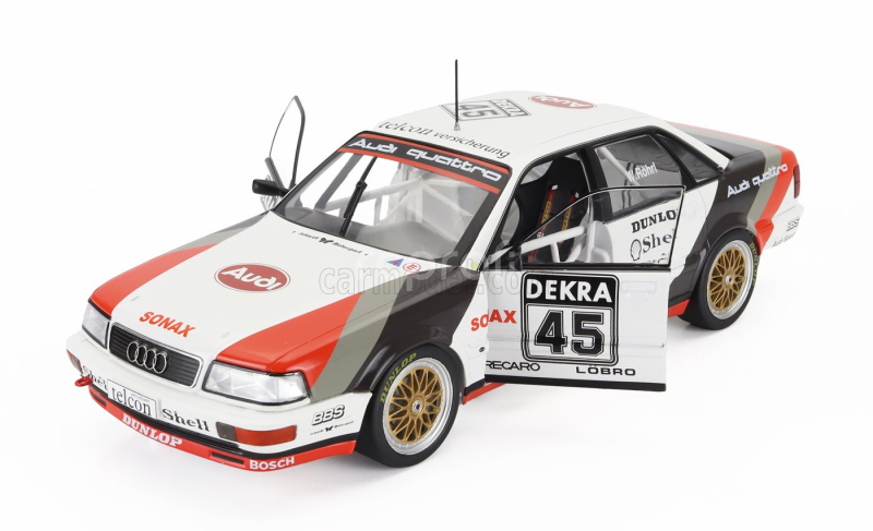 Werk83 Audi Quattro V8 Team Schmidt Motorsport Technik N 45 Dtm Season 1990 Walter Rohrl 1:18 Bílá Šedá Červená