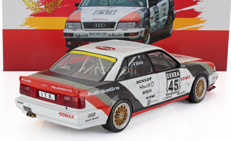 Werk83 Audi V8 Quattro Team Azr N 45 Champion Dtm Season 1991 Frank Biela 1:18 Bílá Červená Černá