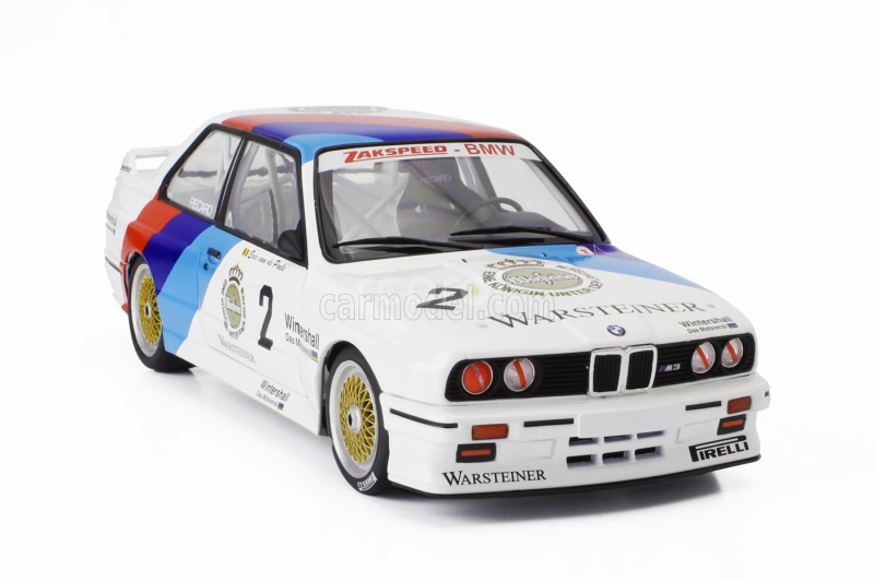 Werk83 BMW 3-series M3 (e30) Team Zakspeed Bmw N 2 Champion Dtm Season 1987 Eric Van De Poele 1:18 Bílá Modrá Červená