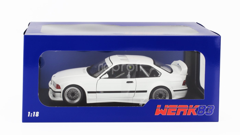 Werk83 BMW 3-series M3 Gtr (e36) Plain Body Version 1993 1:18 Bílá