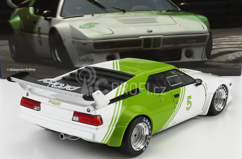 Werk83 BMW M1 (e26) Bs Fabrications N 5 Procar Series 1980 N.piquet 1:18 Bílá Zelená