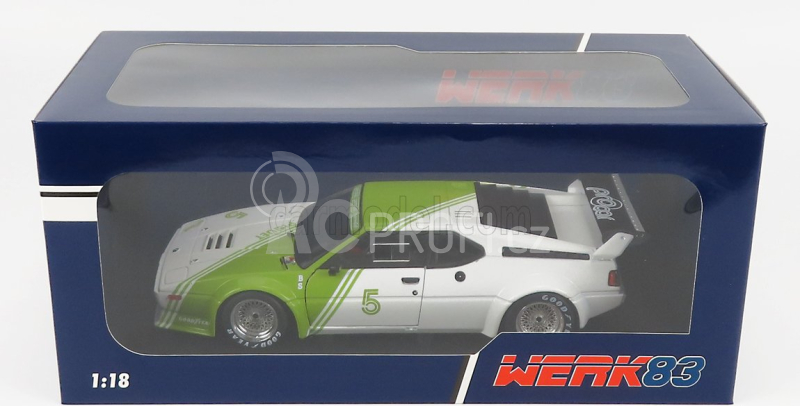 Werk83 BMW M1 (e26) Bs Fabrications N 5 Procar Series 1980 N.piquet 1:18 Bílá Zelená