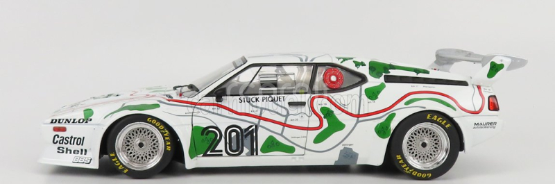 Werk83 BMW M1 (e26) Team Bmw Motorsport N 201 3rd 1000 Km Adac Nurburgring 1980 N.piquet - H.j.stuck 1:18 Bílá Zelená Červená