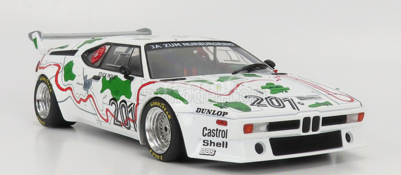 Werk83 BMW M1 (e26) Team Bmw Motorsport N 201 3rd 1000 Km Adac Nurburgring 1980 N.piquet - H.j.stuck 1:18 Bílá Zelená Červená