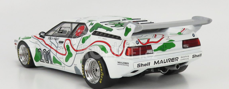 Werk83 BMW M1 (e26) Team Bmw Motorsport N 201 3rd 1000 Km Adac Nurburgring 1980 N.piquet - H.j.stuck 1:18 Bílá Zelená Červená