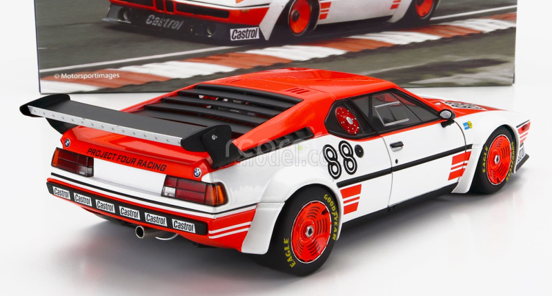 Werk83 BMW M1 (e26) Team Gs N 88 Procar Series 1980 John Watson - With Decals 1:18 Bílá Červená