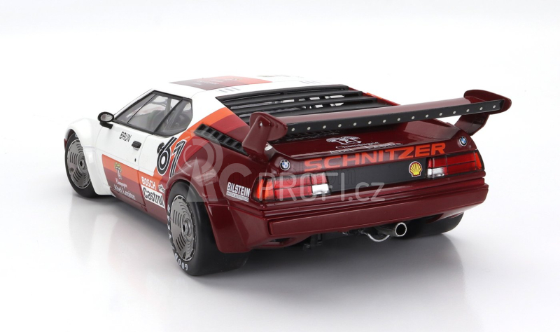 Werk83 BMW M1 M88 3.5l N 61 Procar Series Monaco Race 1980 Walter Brun 1:18 Červená Bílá