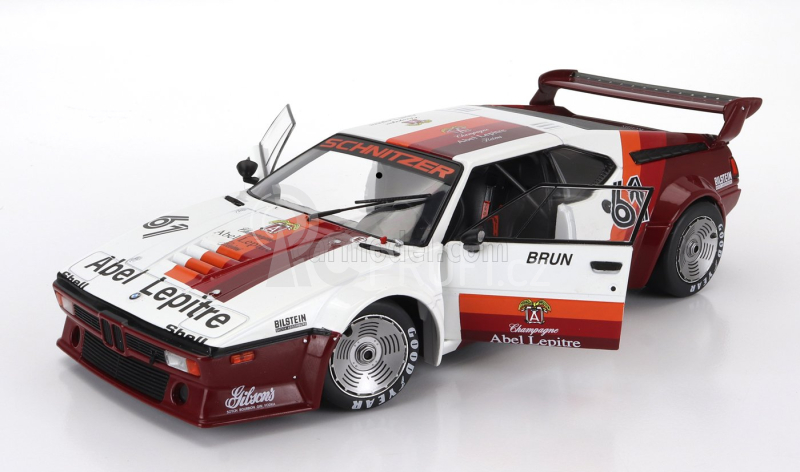 Werk83 BMW M1 M88 3.5l N 61 Procar Series Monaco Race 1980 Walter Brun 1:18 Červená Bílá