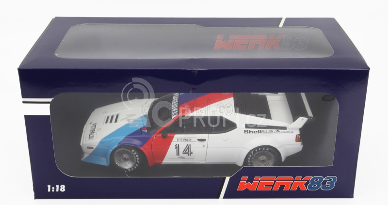 Werk83 BMW M1 M88 3.5l Team Bmw Motorsport N 14 Procar Series 1979 Emerson Fittipaldi 1:18 Bílá Modrá Červená