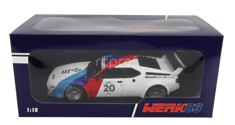 Werk83 BMW M1 M88 3.5l Team Bmw Motorsport N 20 Procar Series 1979 James Hunt 1:18 Bílá Modrá Červená