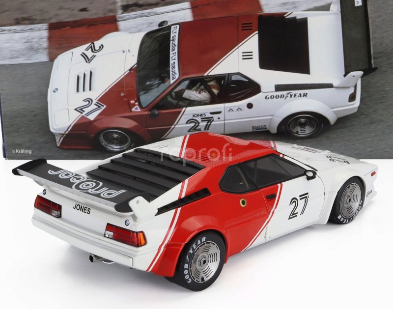Werk83 BMW M1 M88 3.5l Team Bmw Motorsport N 27 Procar Series Season 1980 Alan Jones 1:18 Bílá Červená