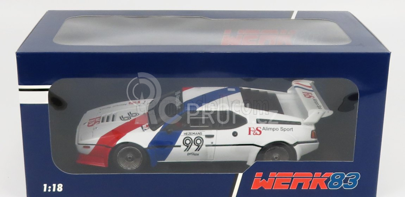 Werk83 BMW M1 Procar Team Bmw Motorsport N 99 Bmw M1 Procar Series 1979 Toine Hezemans 1:18 Bílá Červená Modrá