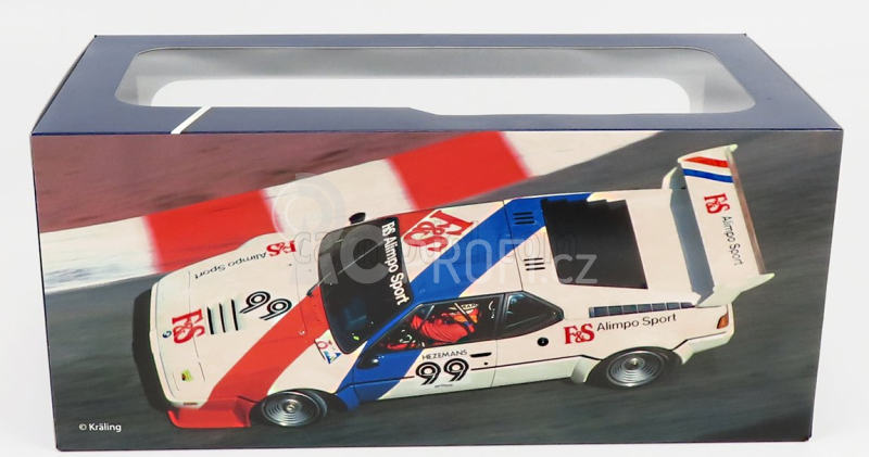 Werk83 BMW M1 Procar Team Bmw Motorsport N 99 Bmw M1 Procar Series 1979 Toine Hezemans 1:18 Bílá Červená Modrá