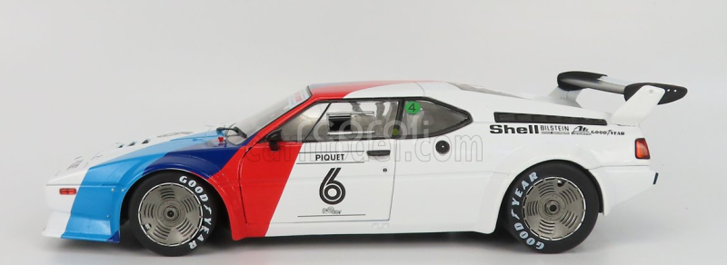Werk83 BMW M1 Werksdesign N 6 Procar Series 1979 Nelson Piquet 1:18 Bílá Modrá Červená