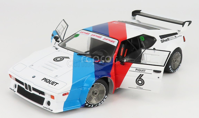 Werk83 BMW M1 Werksdesign N 6 Procar Series 1979 Nelson Piquet 1:18 Bílá Modrá Červená