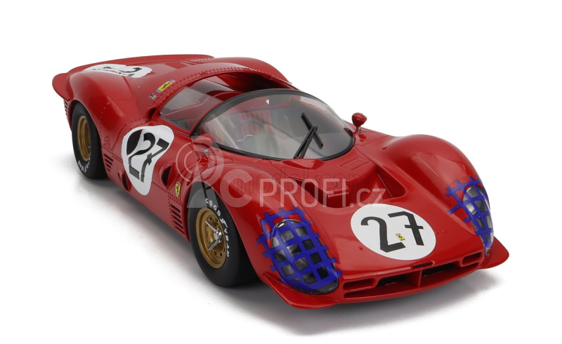 Werk83 Ferrari 330 P3 4.0l V12 Spider Team N.a.r.t. North American Racing N 27 24h Le Mans 1966 Pedro Rodriguez - Richie Ginther 1:18 Red