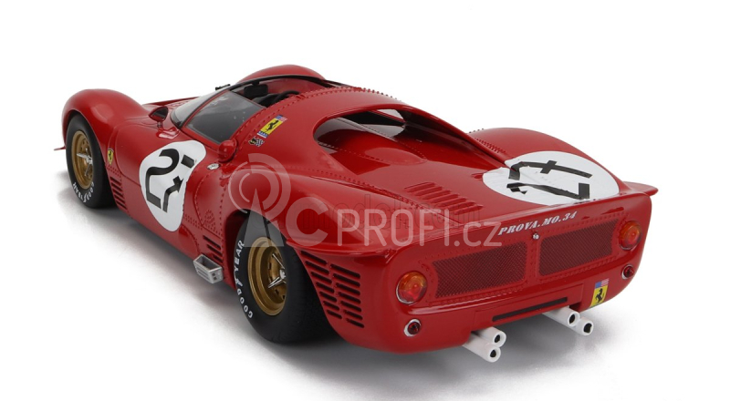 Werk83 Ferrari 330 P3 4.0l V12 Spider Team N.a.r.t. North American Racing N 27 24h Le Mans 1966 Pedro Rodriguez - Richie Ginther 1:18 Red