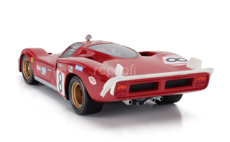 Werk83 Ferrari 512s 5.0l V12 Long Tail Team Sefac Spa Ferrari N 8 24h Le Mans 1970 Arturo Merziario - Clay Regazzoni 1:18 Red