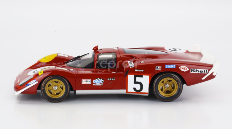 Werk83 Ferrari 512s 5.0l V12 Team Sefac Spa Ferrari N 5 24h Le Mans 1970 Jacky Ickx - Peter Schetty 1:18 Red