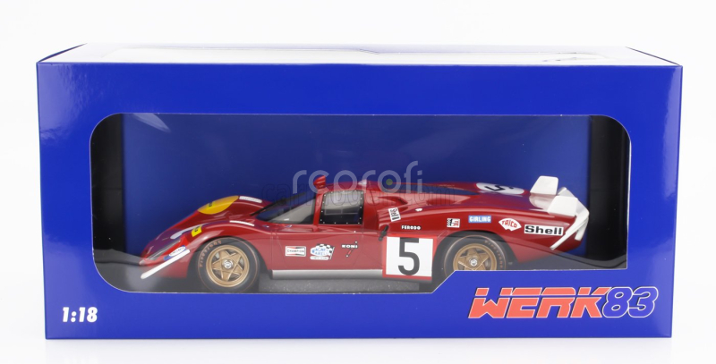Werk83 Ferrari 512s 5.0l V12 Team Sefac Spa Ferrari N 5 24h Le Mans 1970 Jacky Ickx - Peter Schetty 1:18 Red