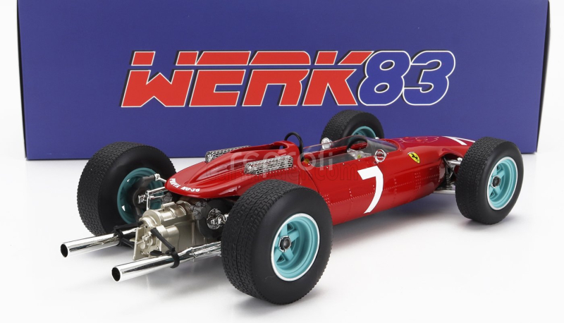 Werk83 Ferrari F1  158 Team Scuderia Ferrari N 7 World Champion Winner Germany Gp 1964 John Surtees 1:18 Red
