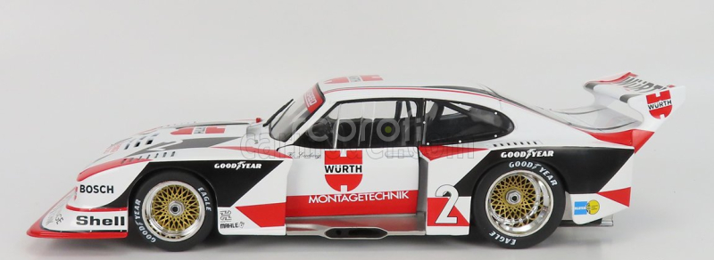 Werk83 Ford england Capri Gr.5 Würth N 2 Drm Champion 1981 Klaus Ludwig 1:18 Bílá Červená Černá