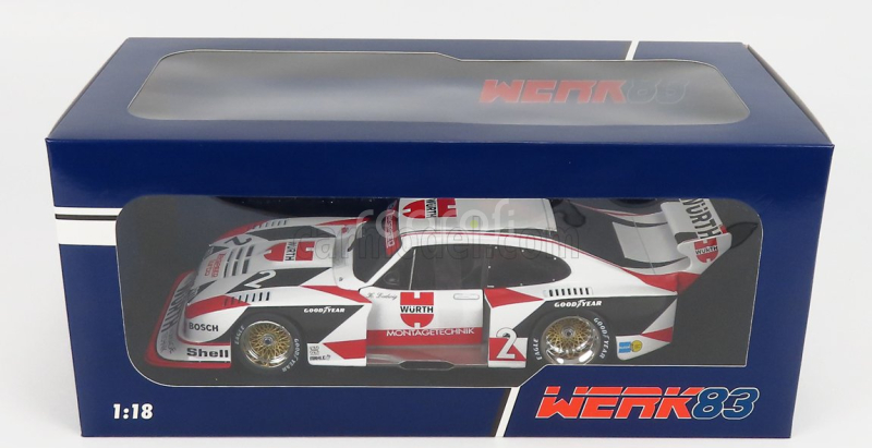 Werk83 Ford england Capri Gr.5 Würth N 2 Drm Champion 1981 Klaus Ludwig 1:18 Bílá Červená Černá