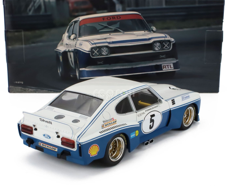 Werk83 Ford england Capri Rs 3100 N 5 Etcc Zandvoort 1974 Dieter Glemser - Toine Hezemans 1:18 Modrá Bílá