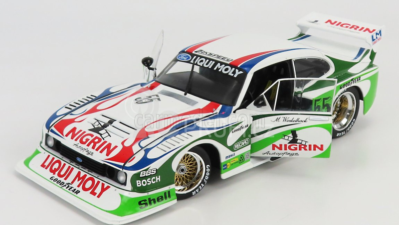 Werk83 Ford england Capri Turbo Gr.5 Team Liqui Moly N 55 Drm 1981 Manfred Winkelhock 1:18 Bílá Zelená