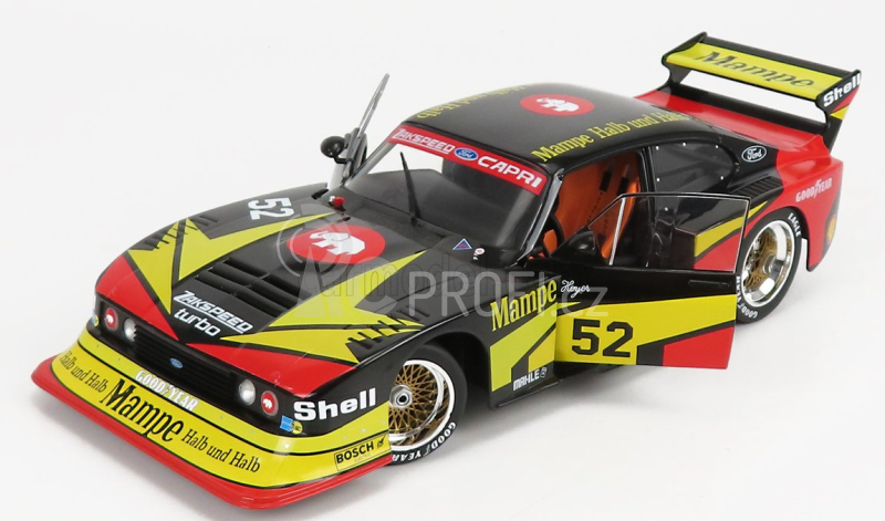 Werk83 Ford england Capri Turbo Zakspeed Gr.5 Mampe N 52 Drm 1978 Hans Heyer 1:18 Černá Žlutá Červená
