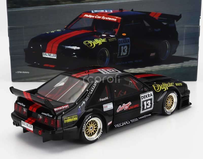 Werk83 Ford usa Mustang 5.0 N 13 Dtm Season 1993 Jurgen Feucht 1:18 Černá Červená
