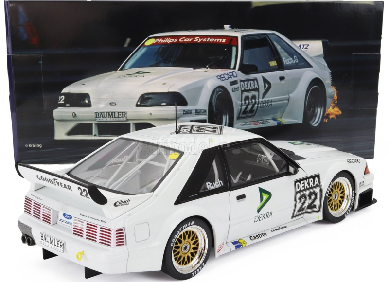 Werk83 Ford usa Mustang 5.0 N 22 Dtm Season 1994 Gerd Ruch 1:18 Bílá