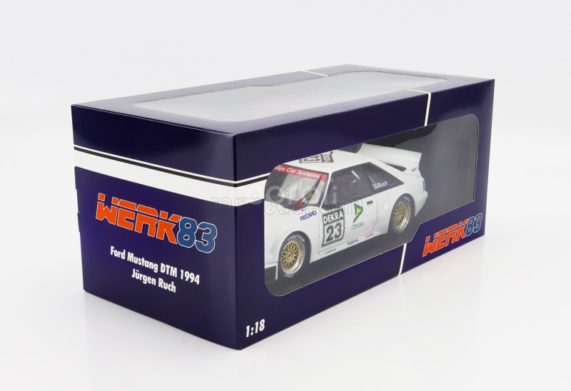 Werk83 Ford usa Mustang 5.0 N 23 Dtm Season 1994 Jurgen Ruch 1:18 Bílá