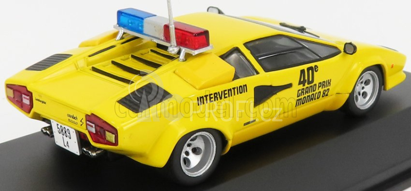 Werk83 Lamborghini Countach 5000s Safety Car F1 Gp Monaco 1982 1:43 Žlutá