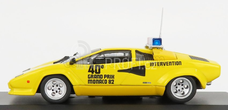 Werk83 Lamborghini Countach 5000s Safety Car F1 Gp Monaco 1982 1:43 Žlutá