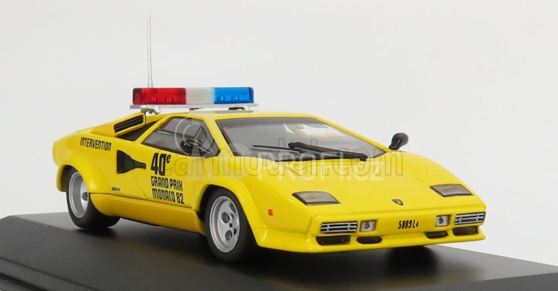 Werk83 Lamborghini Countach 5000s Safety Car F1 Gp Monaco 1982 1:43 Žlutá