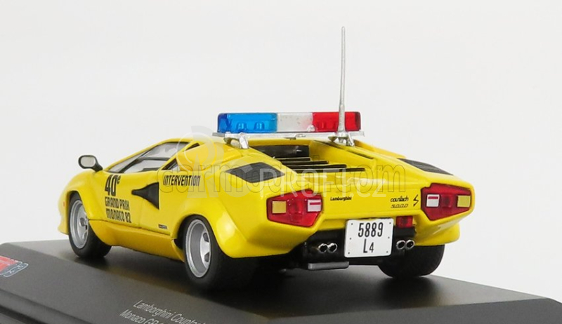 Werk83 Lamborghini Countach 5000s Safety Car F1 Gp Monaco 1982 1:43 Žlutá
