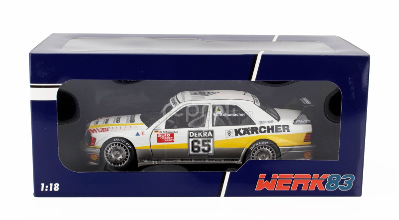 Werk83 Mercedes benz 190e Evo2 Team Amg N 65 Dtm Season 1990 Michael Schumacher 1:18 Bílá Šedá