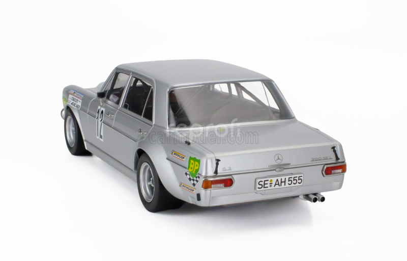 Werk83 Mercedes benz 300 Sel 6.8 Amg N 12 12h Paul Ricard 1971 Klaus Behrmann - Jean Pierre Jabouille - Jose Dolhem 1:18 Silver