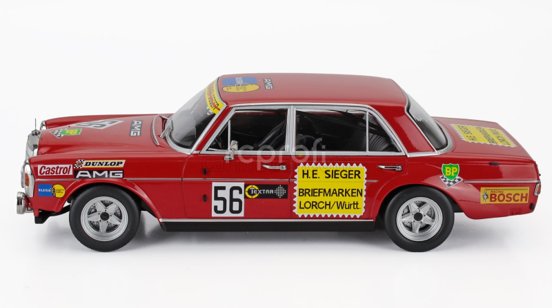 Werk83 Mercedes benz 300 Sel 6.8 Amg N 56 200 Miles Nuremberg 1972 Hans Heyer 1:18 Red