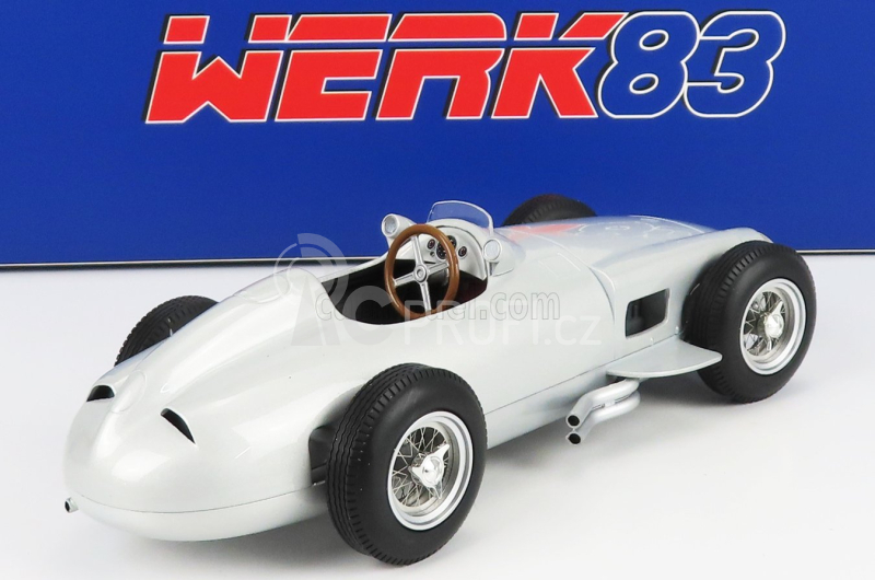 Werk83 Mercedes benz F1  W196 N 0 Plain Body 1954 1:18 Silver