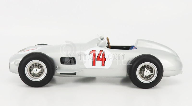 Werk83 Mercedes benz F1  W196 N 14 2nd Belgium Gp 1955 Stirling Moss 1:18 Silver