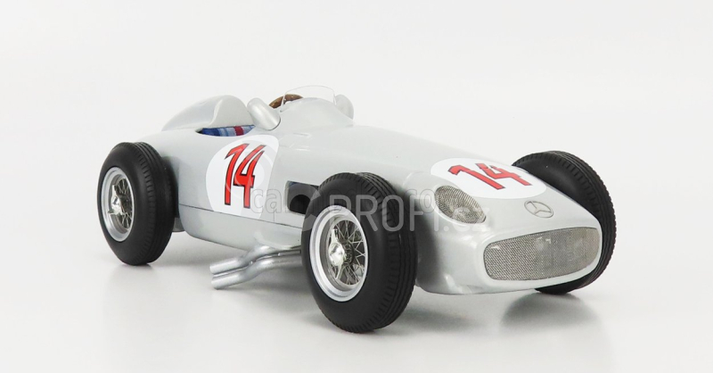 Werk83 Mercedes benz F1  W196 N 14 2nd Belgium Gp 1955 Stirling Moss 1:18 Silver
