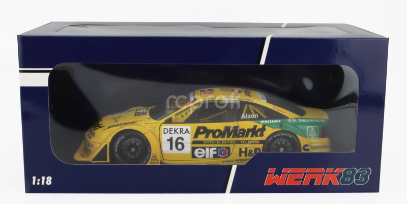 Werk83 Opel Calibra V6 4x4 Team Opel Zakspeed N 16 Itc Season 1996 Uwe Alzen 1:18 Žlutá Zelená