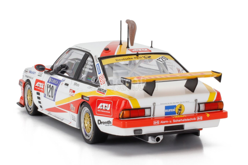 Werk83 Opel Manta Gt Team Kissling Motorsports N 120 24h Nurburgring 2018 Hans-olaf Beckmann - Peter Hass - Jurgen Schulten - Volker Strycek 1:18 Bílá Oranžová Žlutá