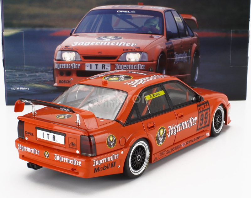 Werk83 Opel Omega 3000 24v Team Schubel Jagermeister N 99 Season Dtm 1991 Manuel Reuter 1:18 Orange
