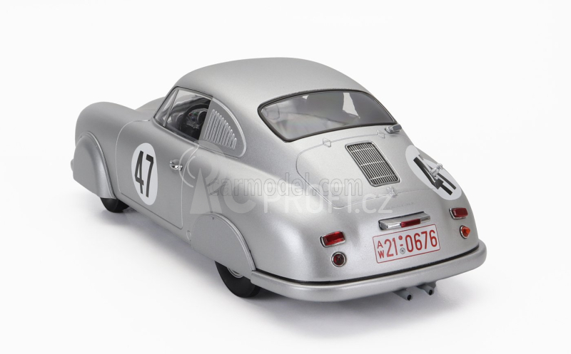 Werk83 Porsche 356 Sl Coupe Team Porsche K.g. N 47 24h Le Mans 1951 Rudolf Sauerwein - Robert Brunet 1:18 Silver